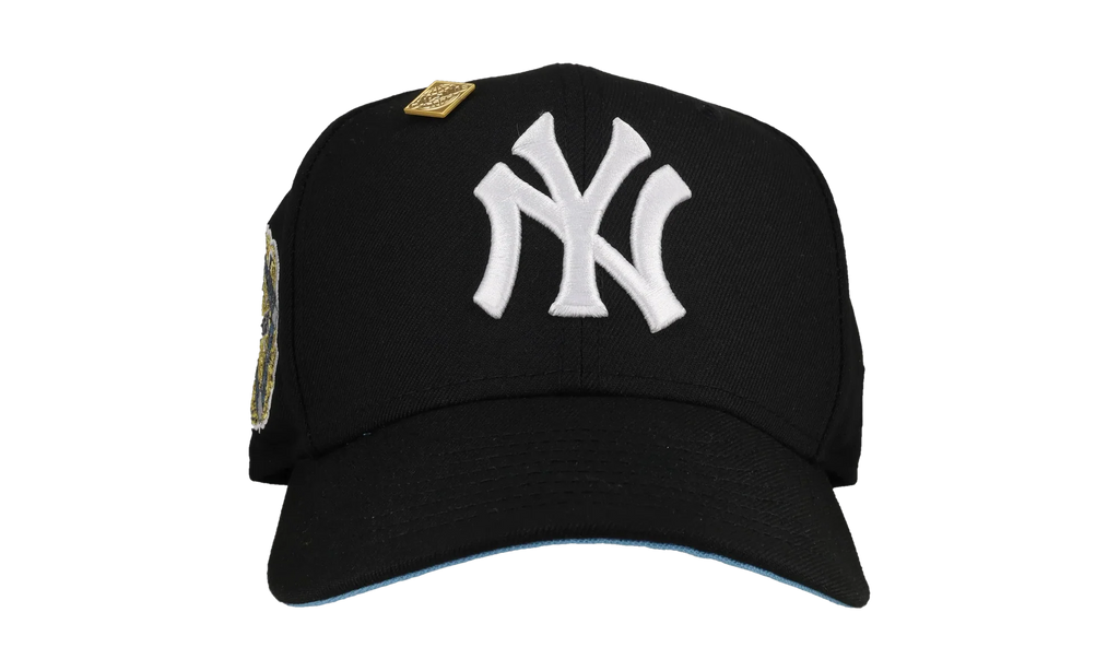 59FIFTY New York Yankees 1939 World Series Script Fitted Hat "Black / Gold" NE223