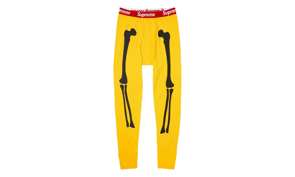 Hanes Bones Thermal Pant FW25 (1 Pack) "Yellow" SU27236