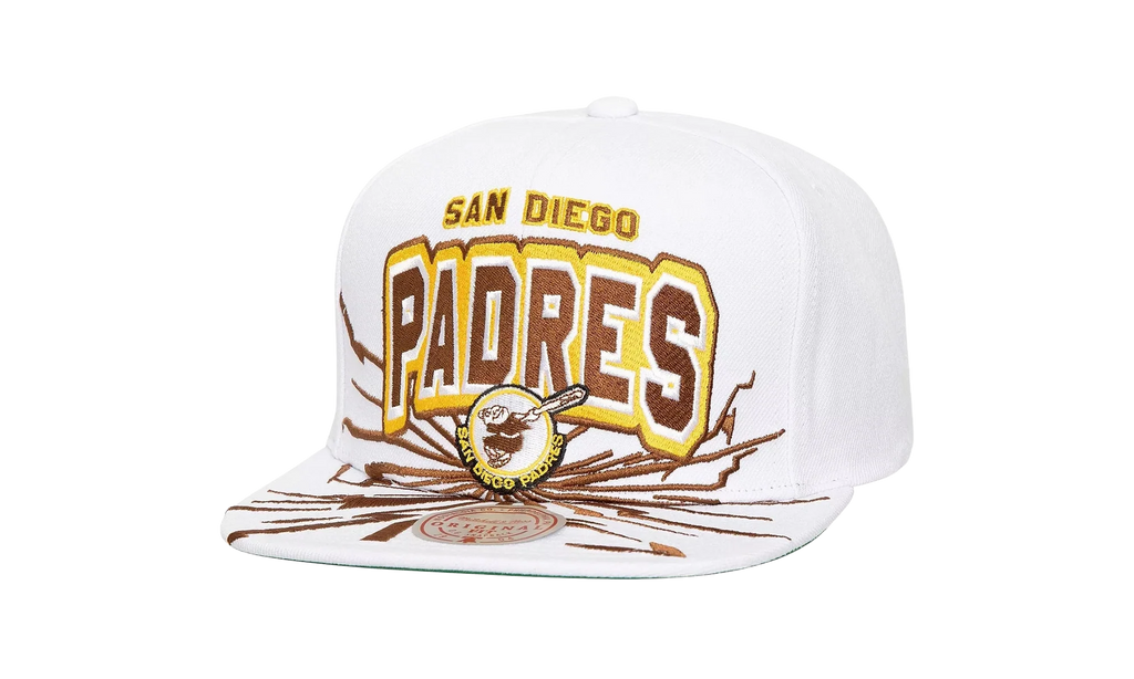 MLB Cooperstown Aftershock Snapback Cap "San Diego Padres - White" HS8551 SDPWHIT