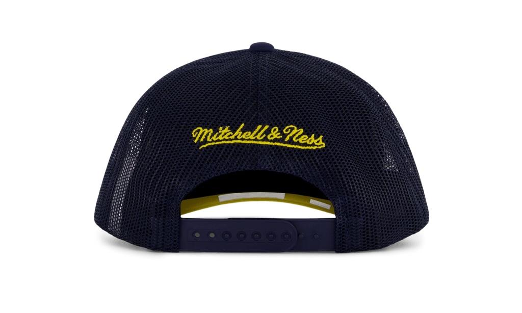 NCAA Billboard Trucker Snapback Cap "Michigan Wolverines - Navy" HHSS5346 UMIYYPPPNAVY