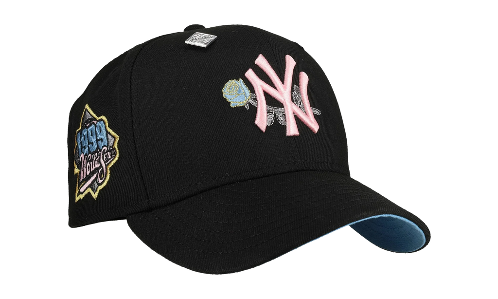 59FIFTY New York Yankees 1999 World Series Fitted Hat "Metallic Rose / Black" NE422