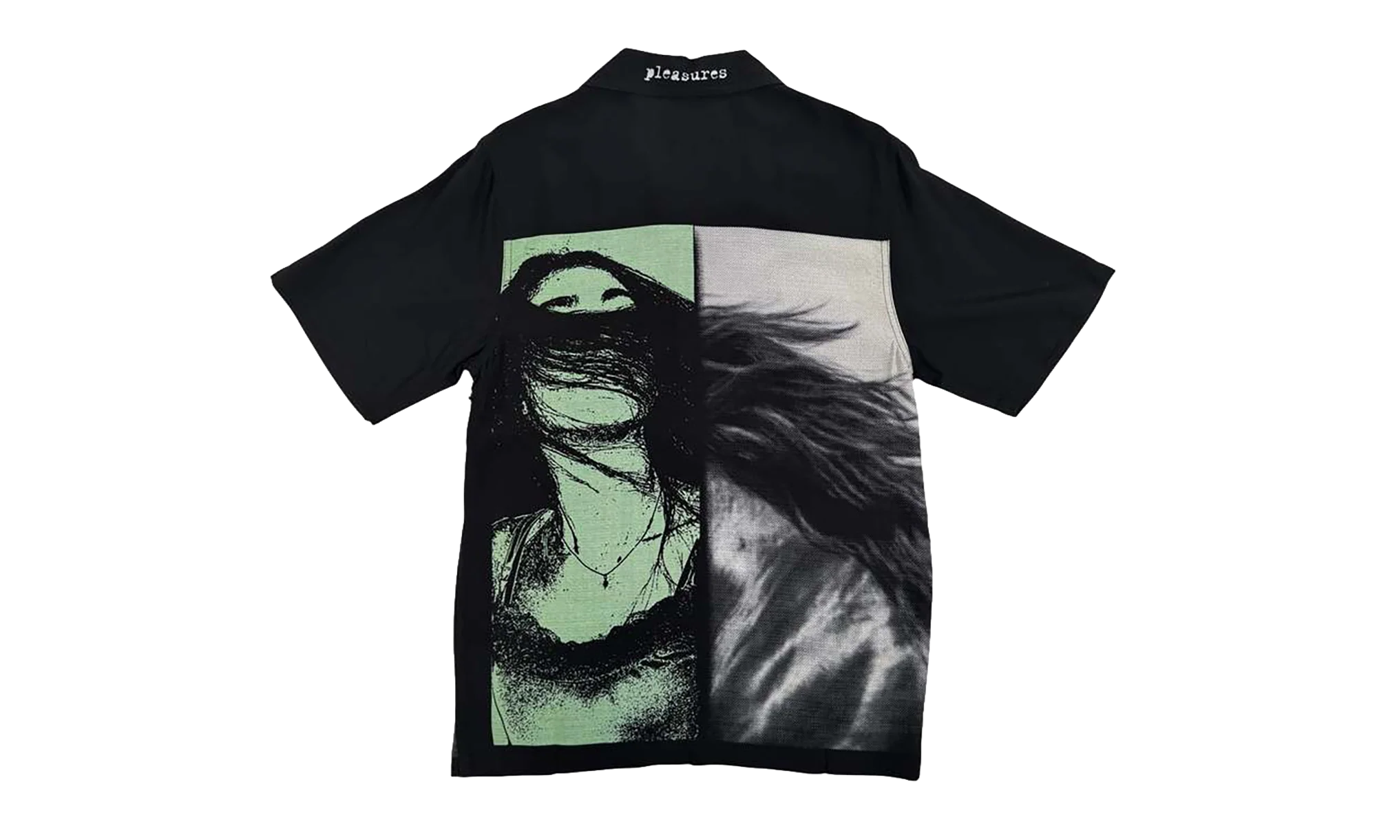 Horse Hair SS Button Up "Black" P26SP030-BLK