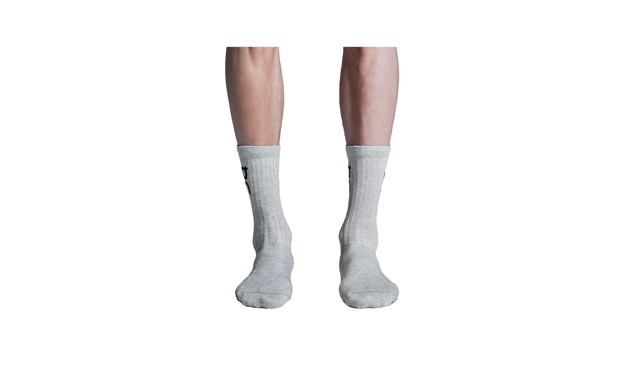 Logo Sock High 3P "Heather Gray" 2UF10311732