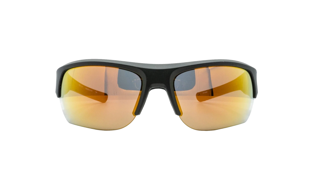 Big Shot Sunglasses "Orange Baseball Tuned - Satin Black" 8650085 010144