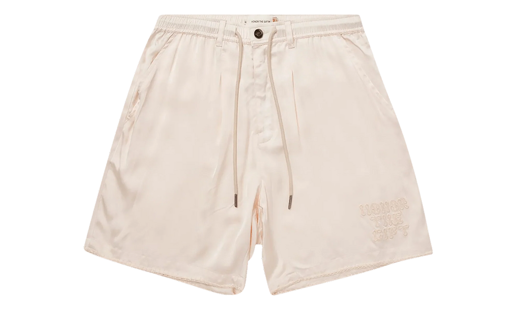 Blanket Stitch Shorts Bone "Bone" HTG240223 BONE