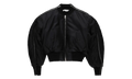 Nylon Bomber With Zips "Black" A90699900