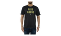 Jordan Jumpman Rise Above Mens T-Shirt "Black / Volt Yellow" 882100 011