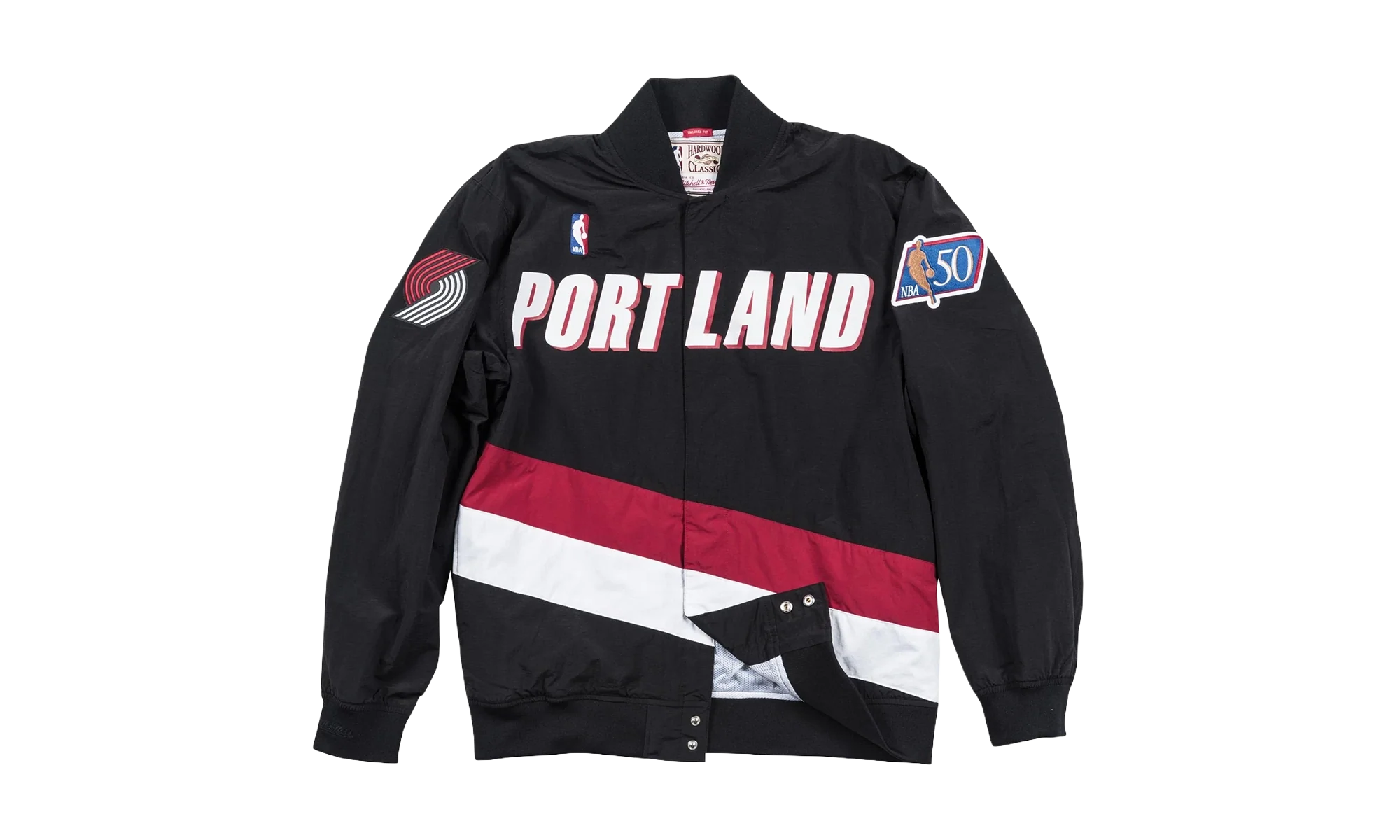 NBA Authentic Warm Up Jacket "1996-97 Portland Trail Blazers - Black" AWJKLG18045 PTBBLCK96