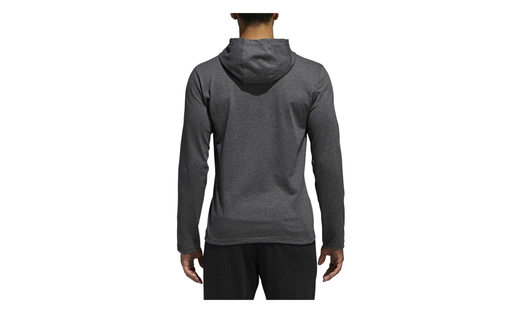 Badge of Sport Long Sleeve Hoodie "Dark Grey Heather" BR1455