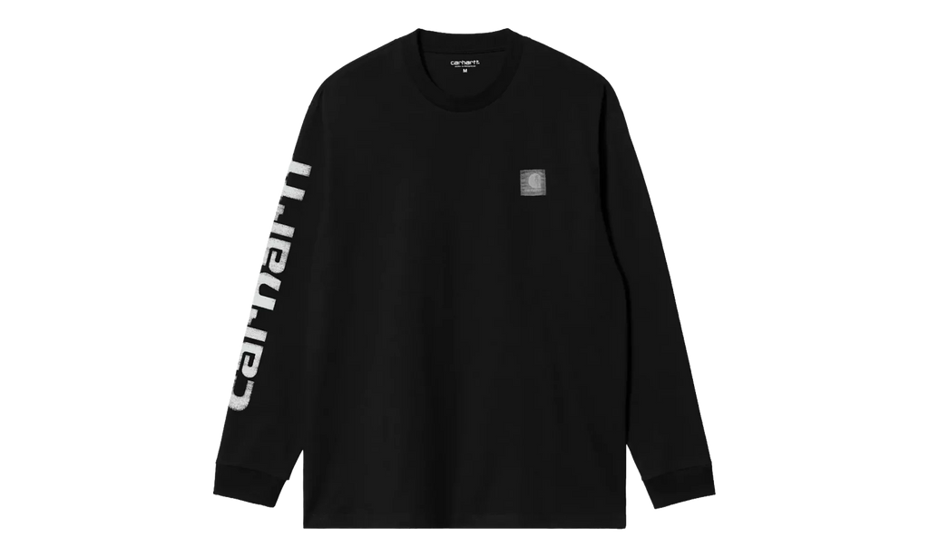 Long Sleeve Archive Script Tee "Black" I036002 89 XX