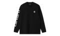Long Sleeve Archive Script Tee "Black" I036002 89 XX