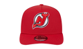 9FIFTY New Jersey Devils A Frame Snapback Hat "Red" NE172