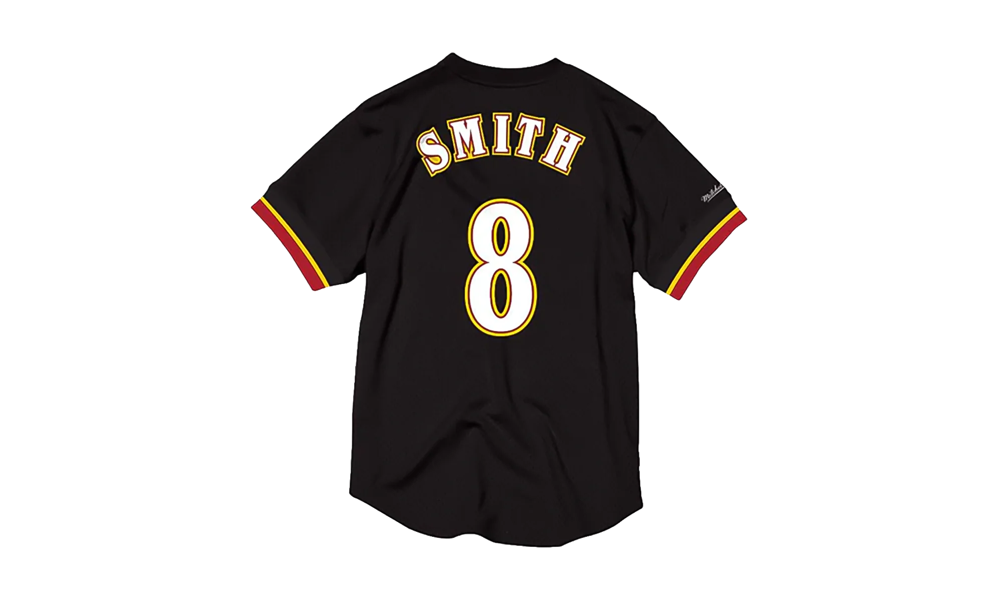 NBA Steve Smith Name & Number Mesh Crewneck Shirt "Atlanta Hawks - Black" BA8X4G AHA K KUQ