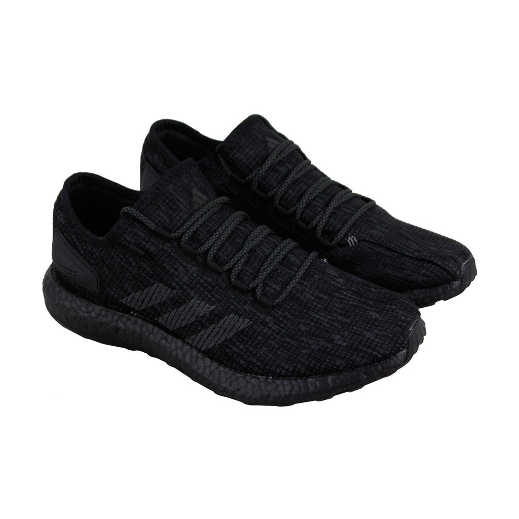 Pureboost BB6288 Mens Black Canvas Lace Up Lifestyle Sneakers Shoes