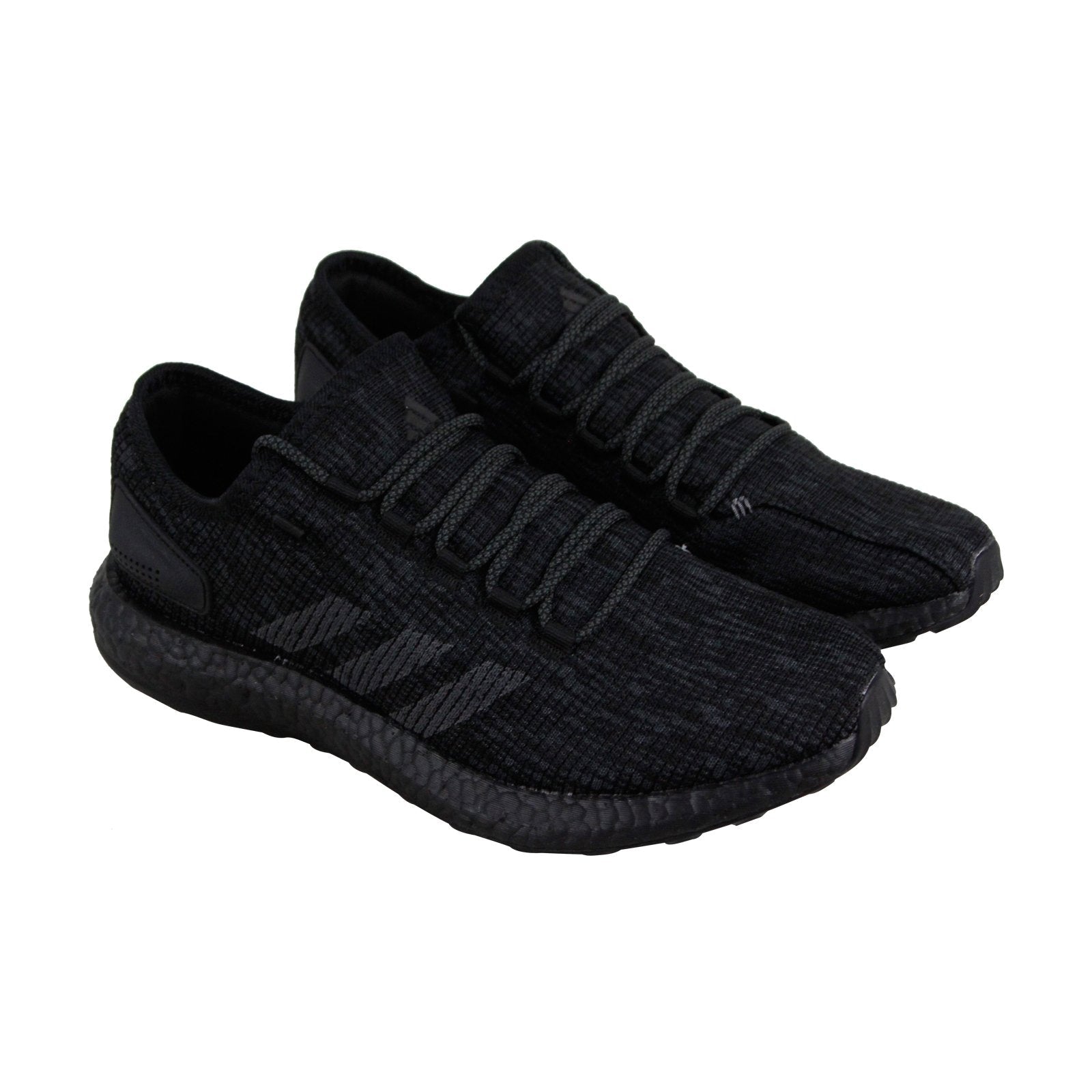Pureboost BB6288 Mens Black Canvas Lace Up Lifestyle Sneakers Shoes