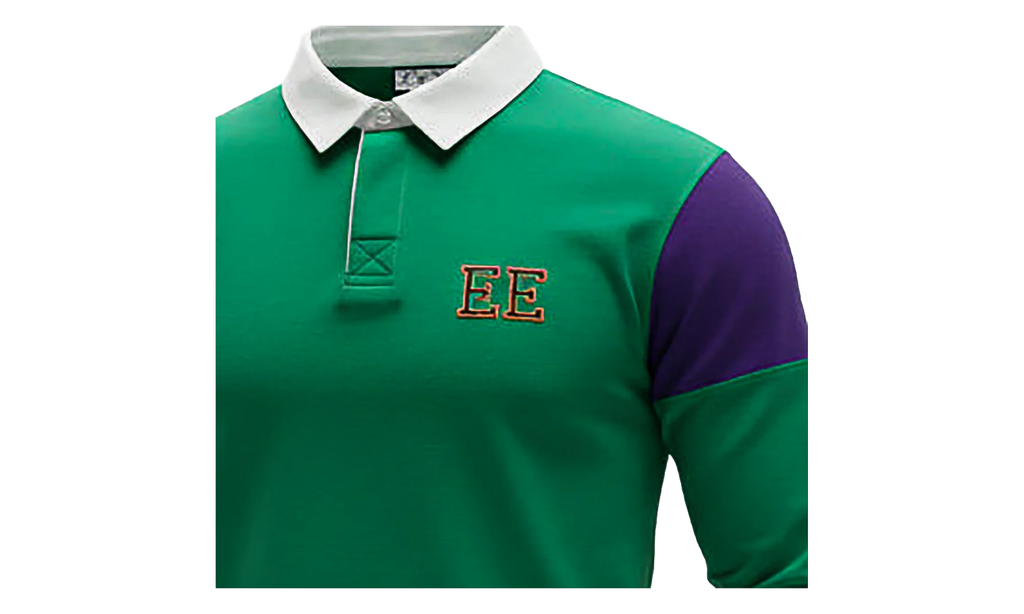 EE RUGBY CORE POLO "Green/ White" EE739