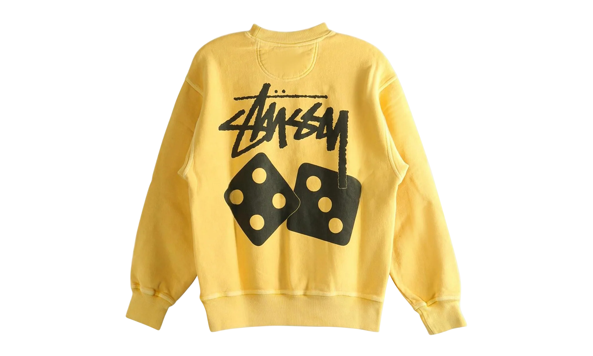 Dice Pig Dyed Crew Sweatshirt "YELLOW" 1915077 YELO