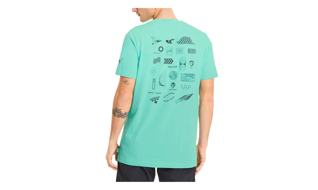 MAPM Mercedes Street Tee "Green Glimmer" 596172 06