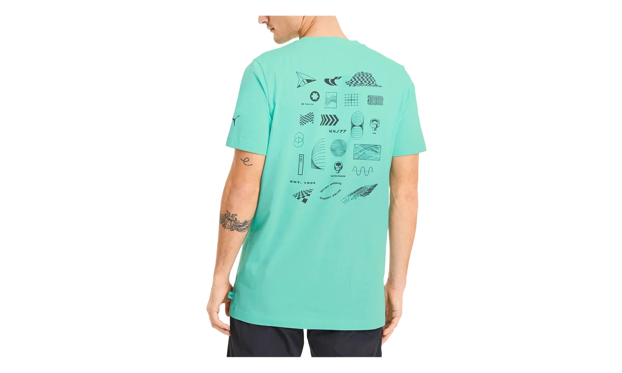 MAPM Mercedes Street Tee "Green Glimmer" 596172 06