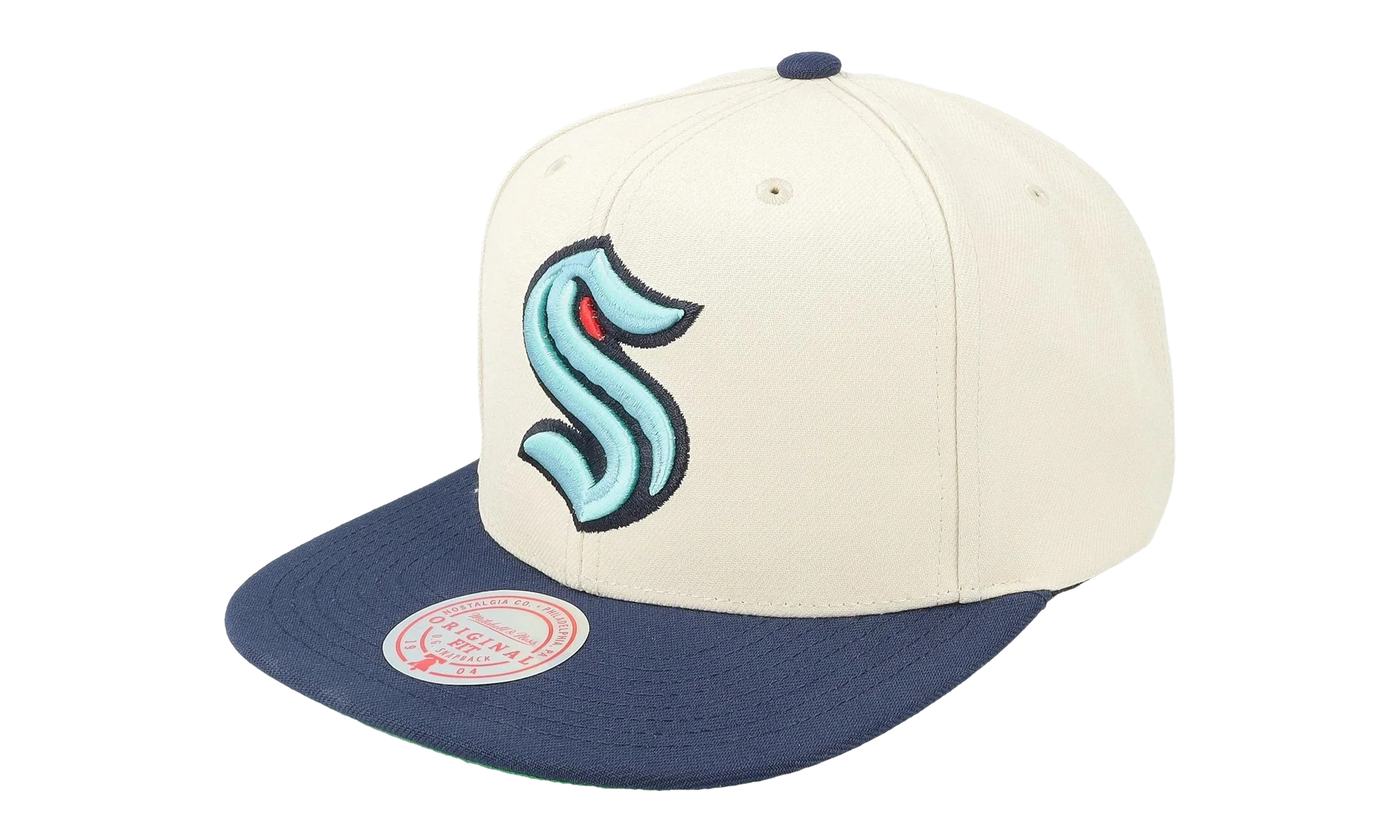 NHL Vintage Off-White Snapback Cap "Seattle Kraken - Off White" 6HSSSH22085 SKROFWH