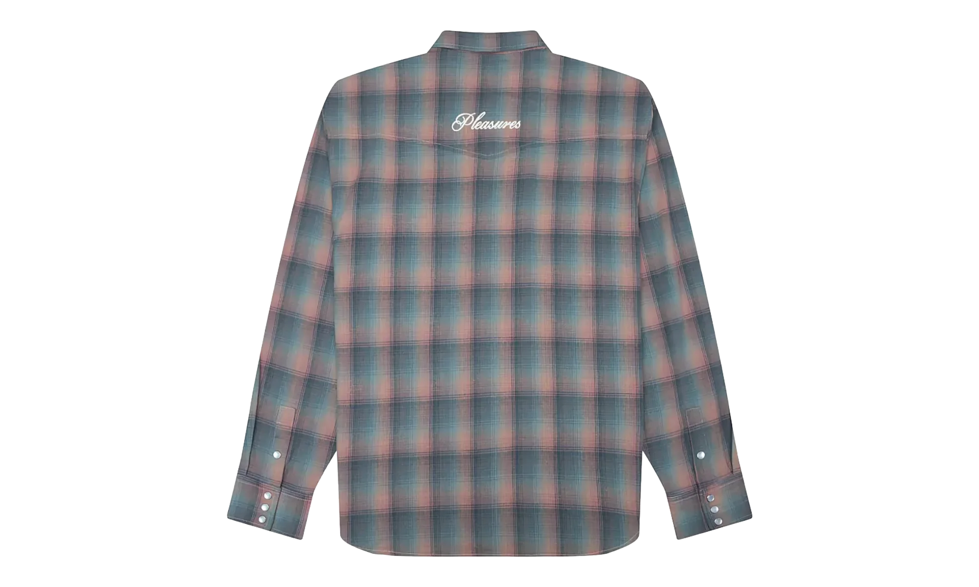 Sender Western LS Woven Button Up "Pink" P26SP029-PNK
