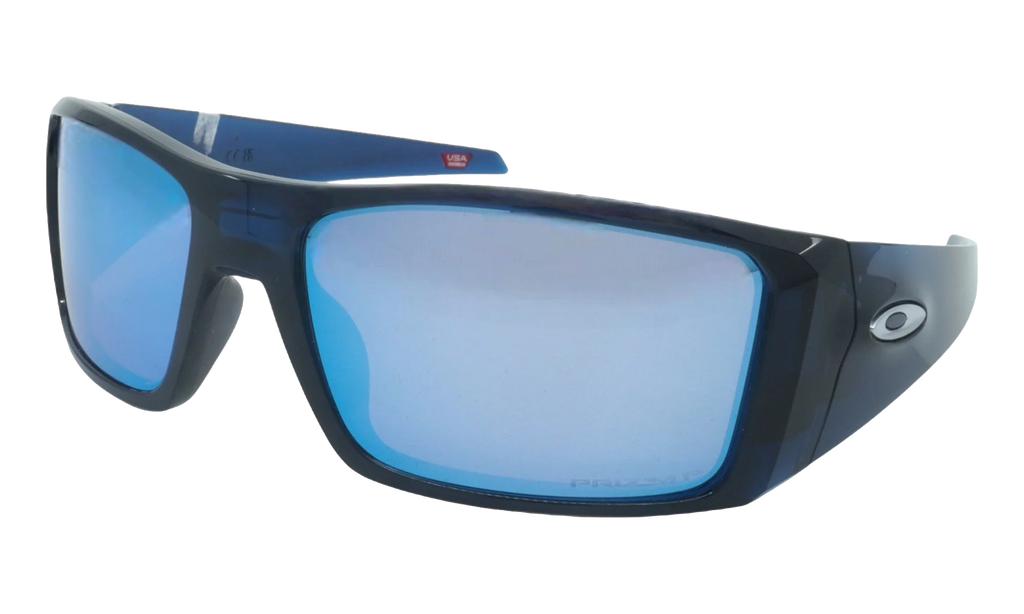 Heliostat Polarized Sunglasses "Transparent Poseidon / Deep Water" OO9231 14