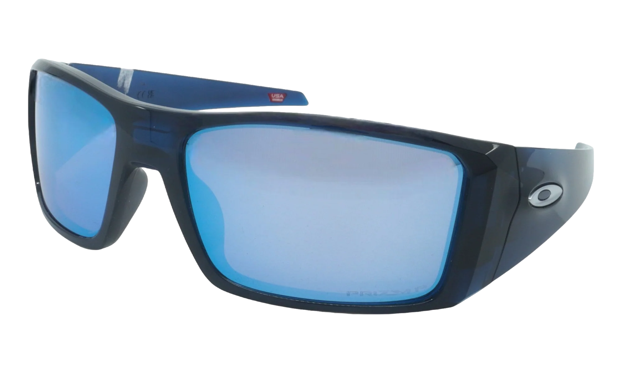 Heliostat Polarized Sunglasses "Transparent Poseidon / Deep Water" OO9231 14