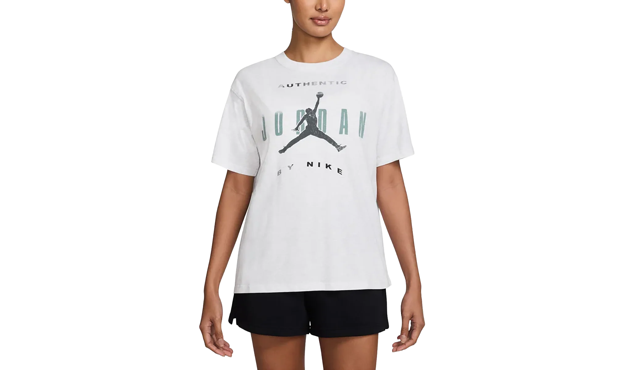 Jordan Graphic T-Shirt WMNS "Birch Heather / Cannon / Iron Grey" IB9943 051