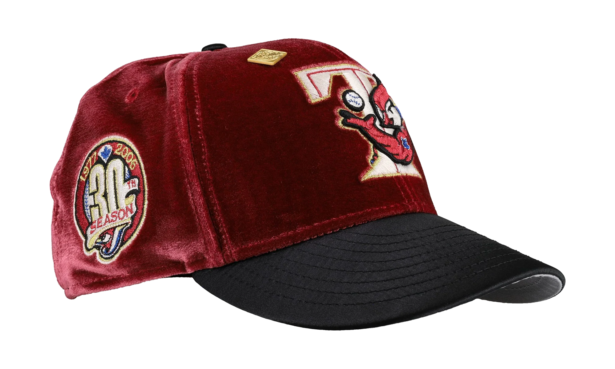59FIFTY Toronto Blue Jays 30th Season Fitted Hat "Maroon - Velvet" NE405