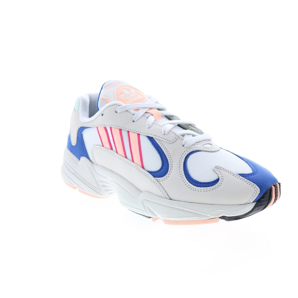 Yung-1 BD7654 Mens White Synthetic Lace Up Lifestyle Sneakers Shoes