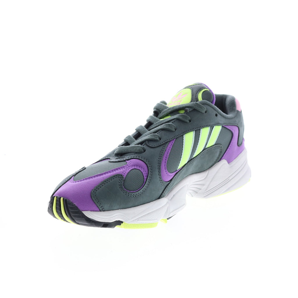 Yung-1 BD7655 Mens Gray Synthetic Lace Up Lifestyle Sneakers Shoes