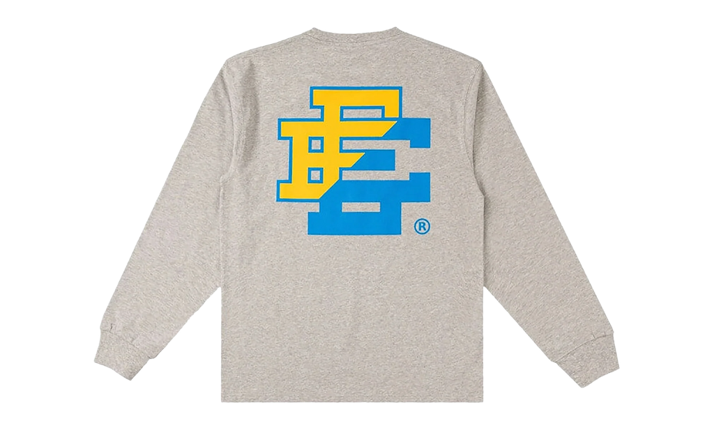 EE LONG SLEEVE T-SHIRT "SS24 - Gray/Yellow/Baby Blue" EE533