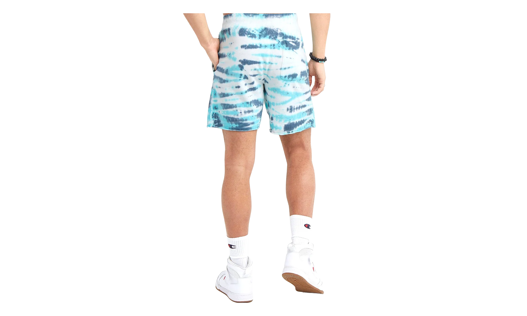 Lightweight Fleece Shorts "Wave Dye Trekking Grey" 83140 586529AJIJ