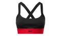 Cardi B Workout Bra WMNS "Black / Red" H48421