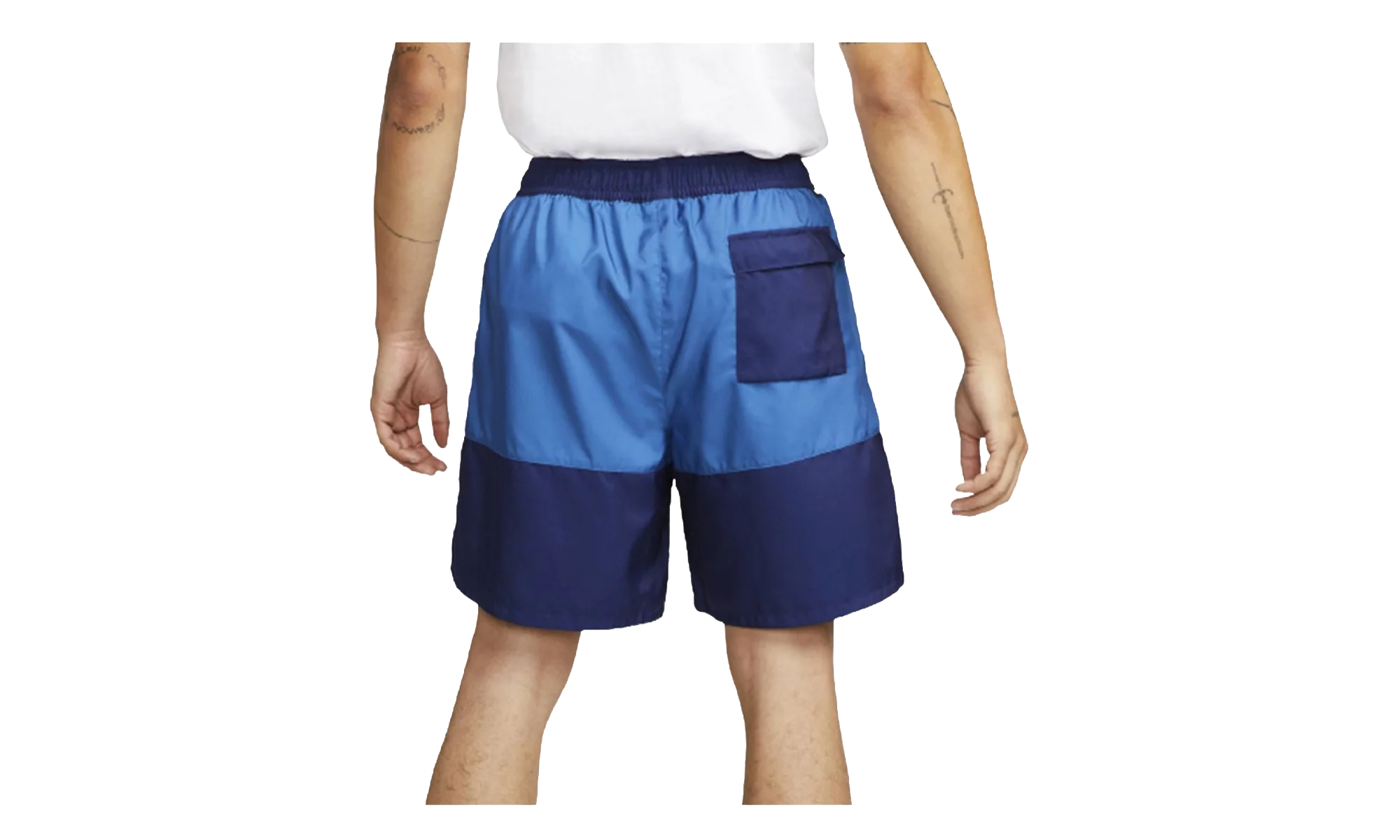 Sportswear Sport Essentials Woven Lined Flow Shorts "Midnight Navy / Dark Marina Blue / White" DM6831 410