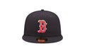 59Fifty MLB Boston Sox Cloud Icon Fitted Hat "Navy" 60243745