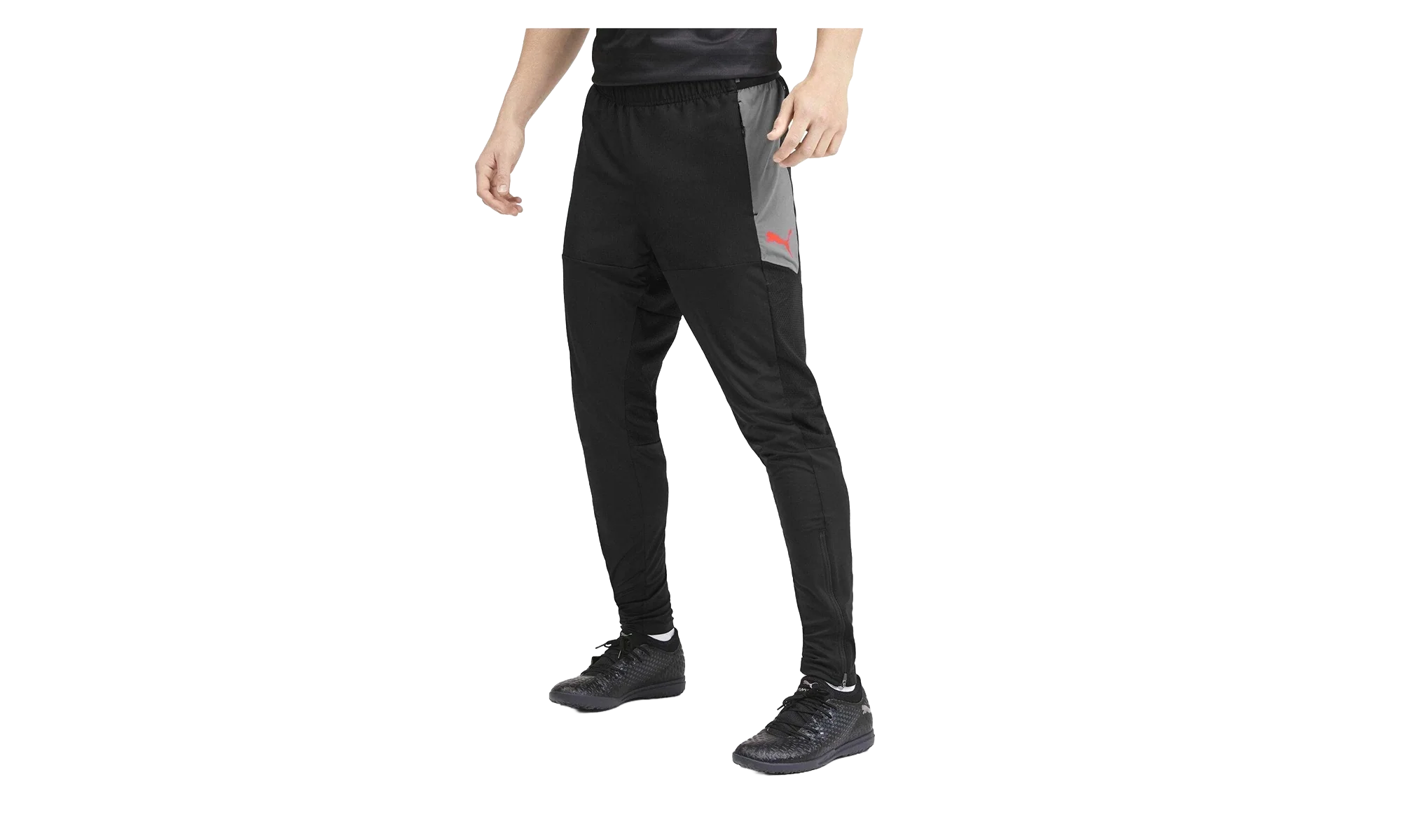 FtblNXT Pro Pant "Puma Black / Energy Red" 656442 01