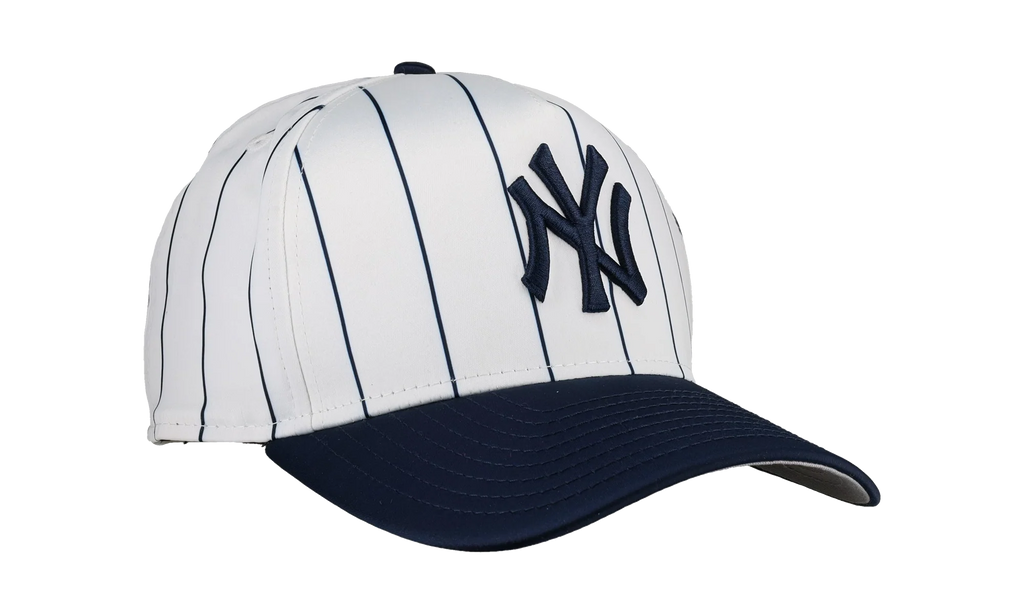 9FIFTY New York Yankees Pinwheel A Frame Snapback Hat "White / Navy" NE325