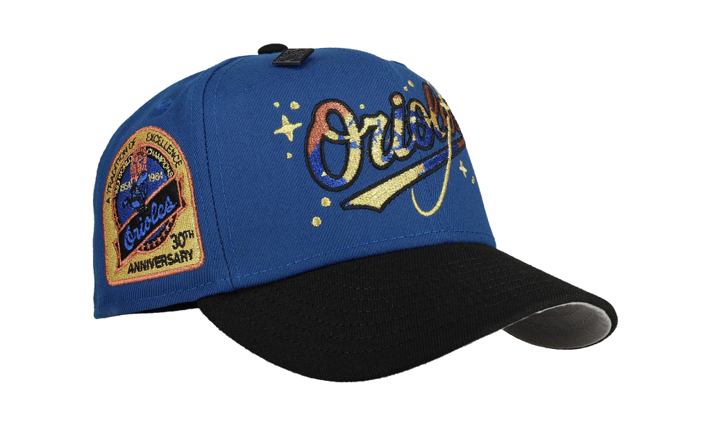 59FIFTY Baltimore Orioles 30th Anniversary Fitted Hat "Blue / Black Celestial" NE434
