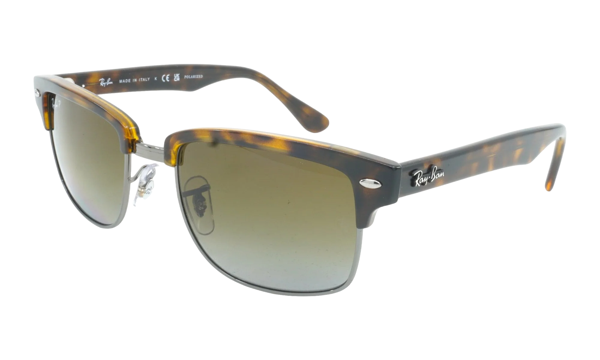 Clubmaster Square Sunglasses "Demi Gloss Havana" RB4190-878-M2_52