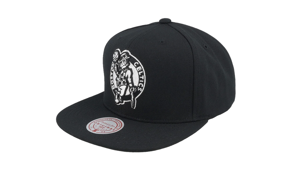 NBA Evergreen Black White Snapback Cap "Boston Celtics - Black" HS8547 BCEBLCK