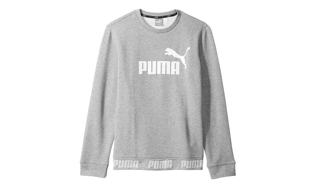 Amplified Crewneck Sweatshirt "Medium Gray Heather" 854736 03