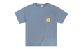 EE BASIC T-SHIRT "Troposphere Blue/Gold" EE588