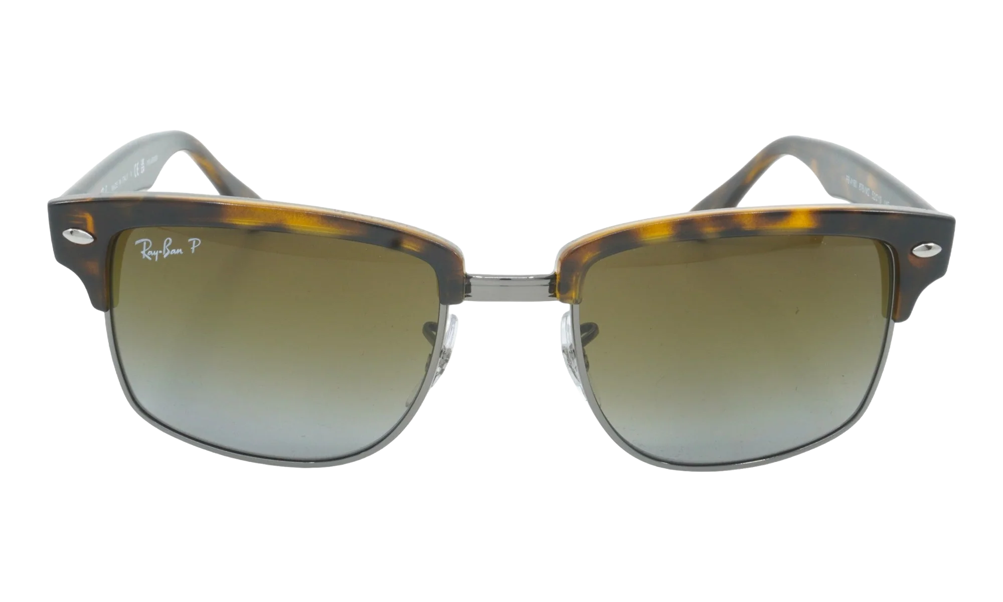 Clubmaster Square Sunglasses "Demi Gloss Havana" RB4190-878-M2_52