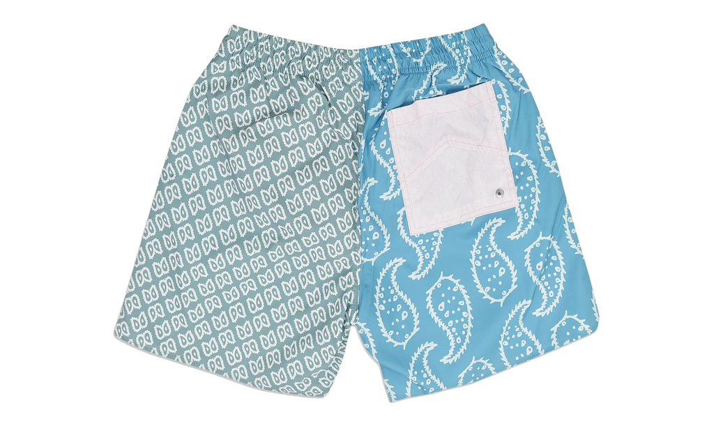 Paisley Swim Trunks "Marine / Sage" RHSS23PA78020345