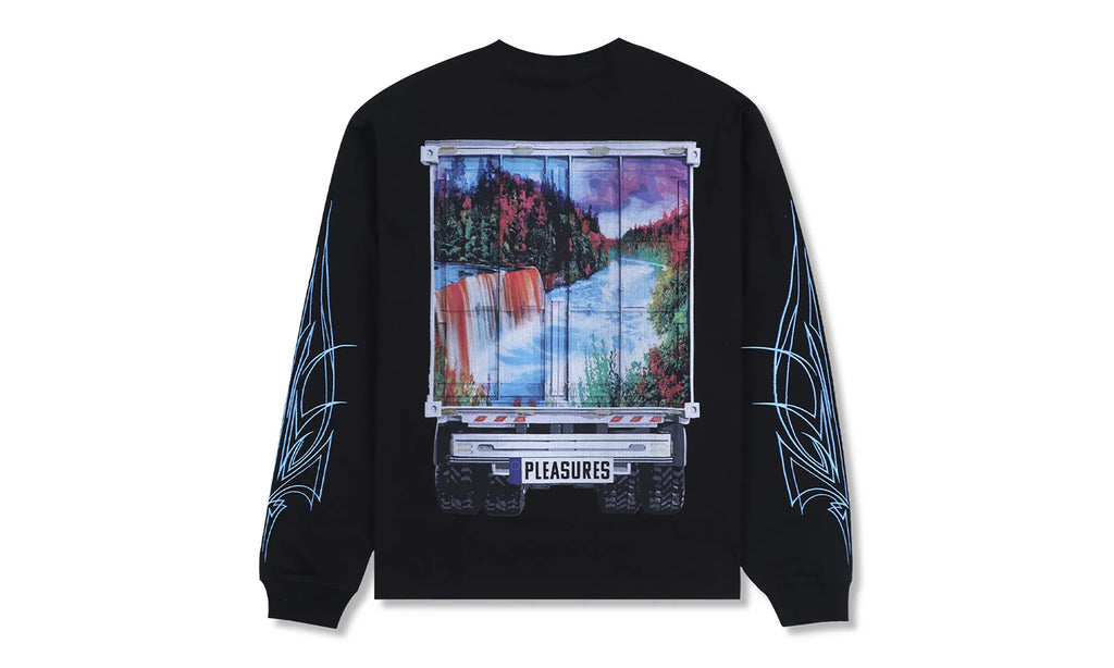 Semi Heavyweight LS Tee "Black" P25W044 BLK