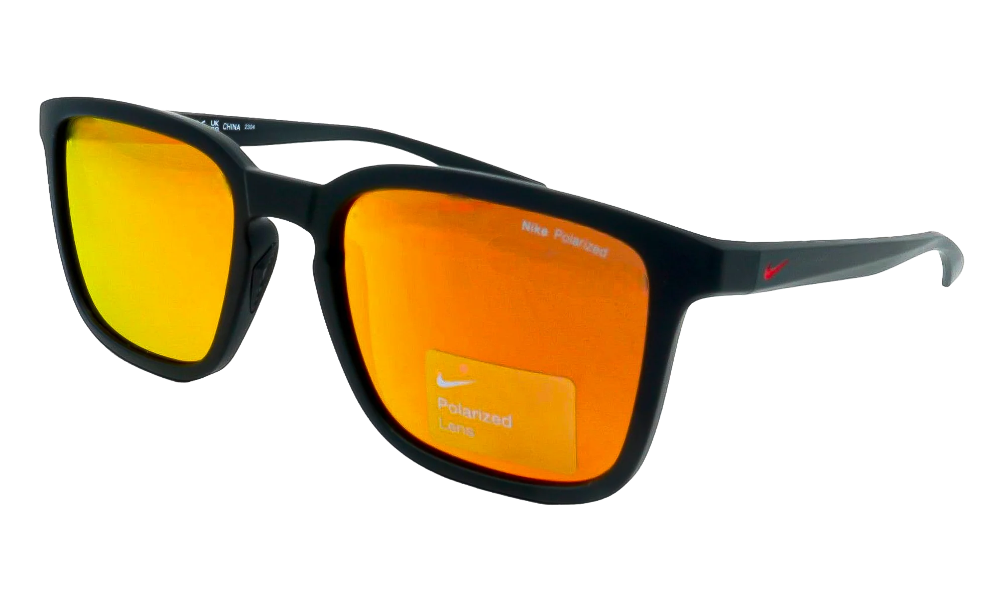 Circuit Polarized Sunglasses "Matte Black / University Red / Brown / Red Mirror" FJ2234 012