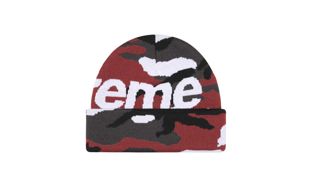 Camo Big Logo Beanie "FW25 - Red Camo" SU26858