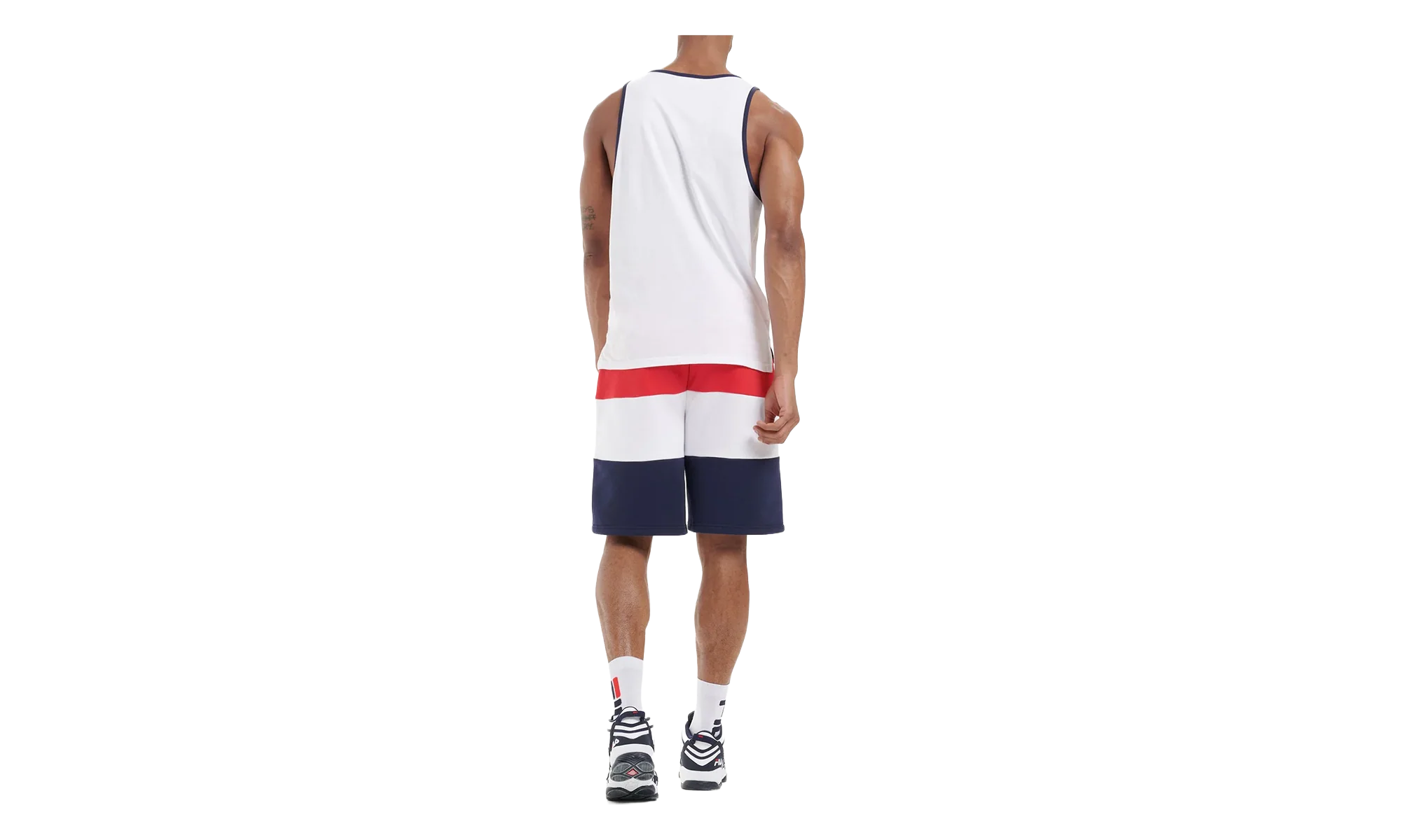 Quillan Graphic Tank Top "White / Peacoat" LM015758 100