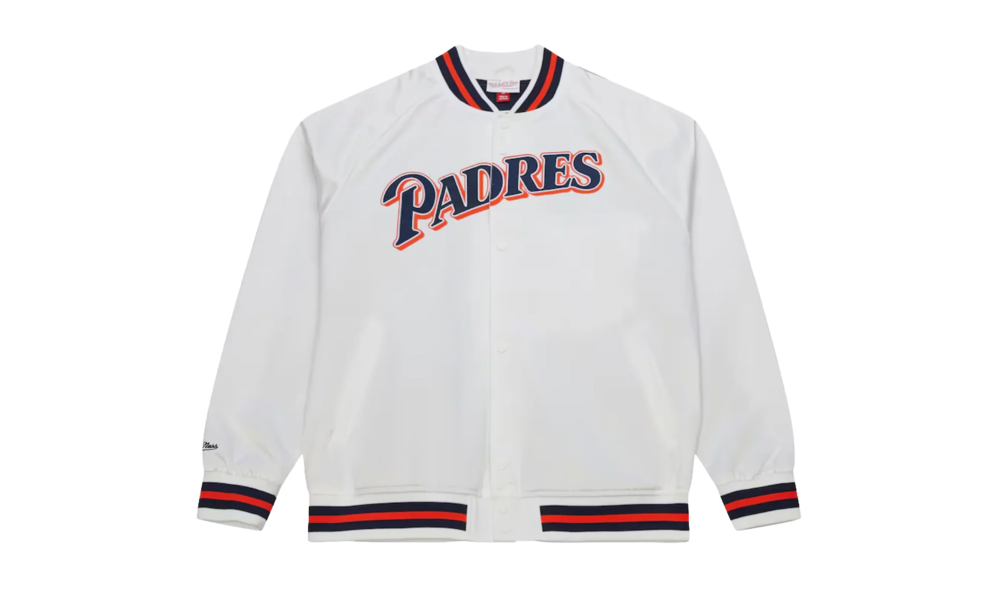 MLB Lightweight Satin Jacket "San Diego Padres - White" SJKT6296 SDPYYPPPWHIT